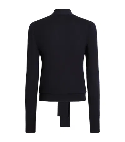 Dolce & Gabbana Virgin Wool Pullover In Black