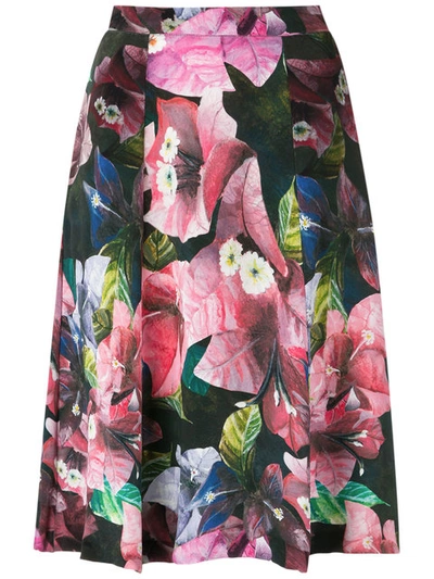 Isolda Floral A-line Skirt