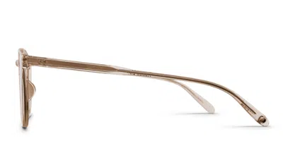 Garrett Leight Kinney Sun Beige/clear In Beige,clear