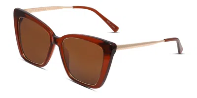 Diff Becky Iv Brown,clear In Brown,clear
