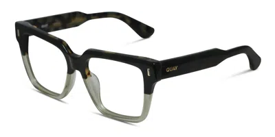 Quay Bold Type Green,tortoise,clear In Green,tortoise,clear