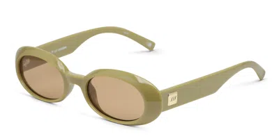 Le Specs Work It Beige In Beige