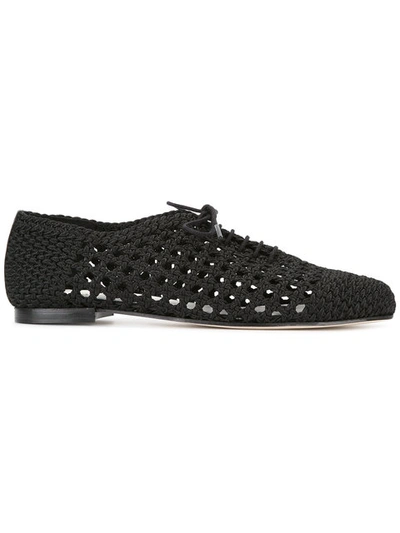 Repetto Crochet Oxford Shoes