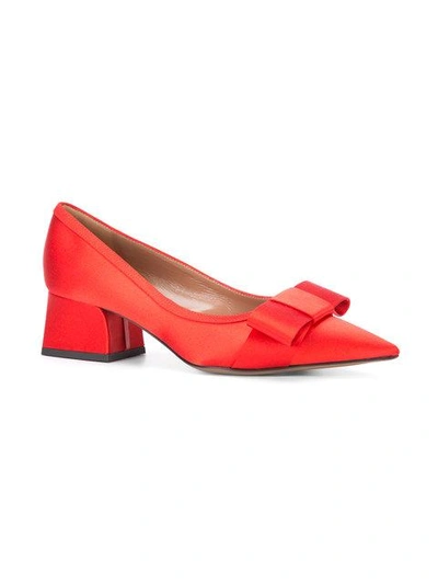 Shop Marni Pointed Bow Pumps