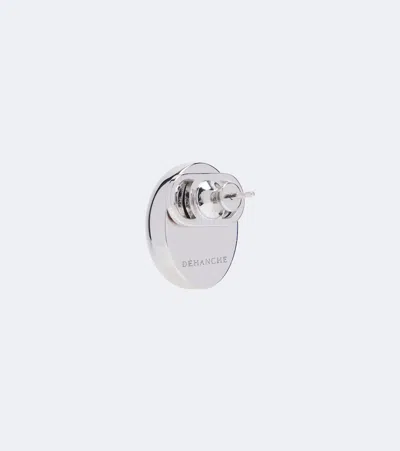 Dehanche Déhanche Onyx Stud Earrings In Silver