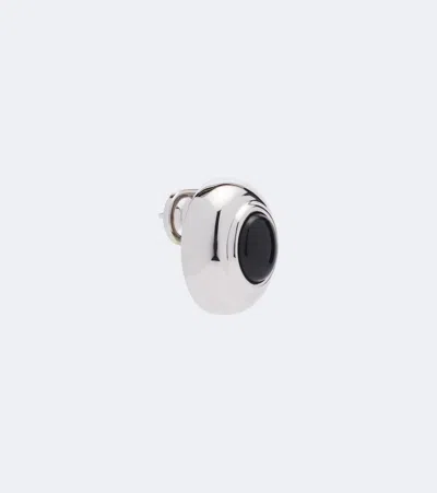 Dehanche Déhanche Onyx Stud Earrings In Silver
