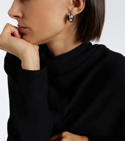 Dehanche Déhanche Onyx Stud Earrings In Silver