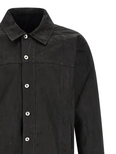 Drkshdw Jumbo Worker Jacket In Black