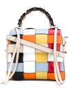 ELENA GHISELLINI Crossed tote,CALFLEATHER100%