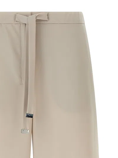 Max Mara Drawstring Trousers In Multi