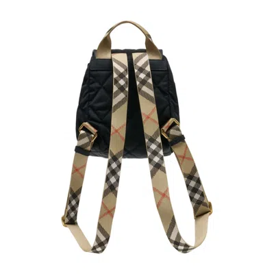 Burberry Ll Mini Backpack In Black
