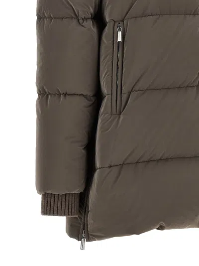 Moorer Down Jacket In Gray