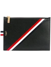 THOM BROWNE striped print zipped purse,MAW040A0019811997848