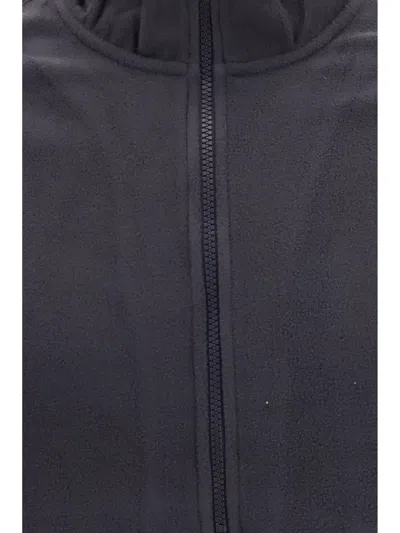 Entire Studios Shell Fleece Zip Jacket In Gray