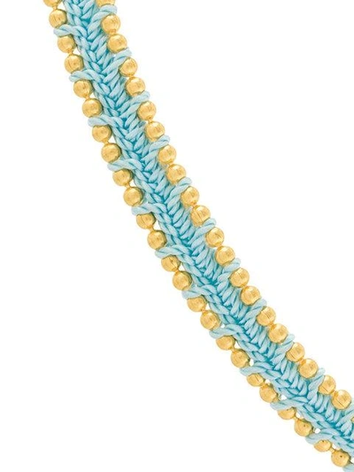 Shop Astley Clarke 18kt Vergoldetes 'kula Biography' Armband In Blue