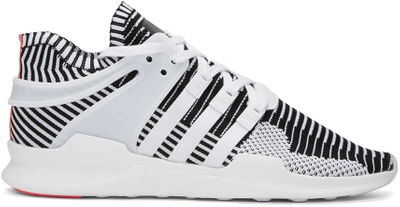 Adidas Originals White & Black Equipment Support Adv Pk Sneakers