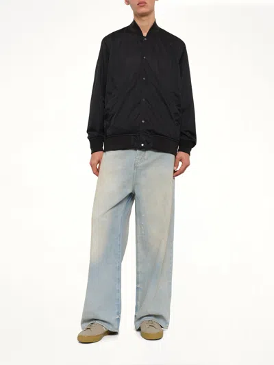 Taion Non Down Basic Reversible Studium Jacket In Black