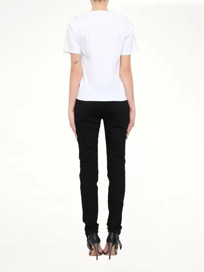 Kenzo Patch Print T-shirt In White