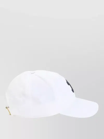 Celine Triomphe Baseball Cap In White