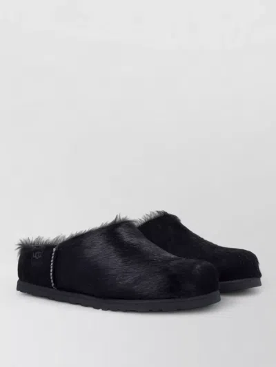 Ugg Otzo Calf-hair Loafers In Black