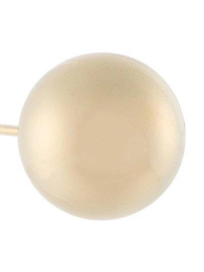 Shop Jw Anderson Sphere Stud Earrings In Metallic