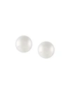 Jw Anderson Sphere Palladium-plated Earrings In Argento