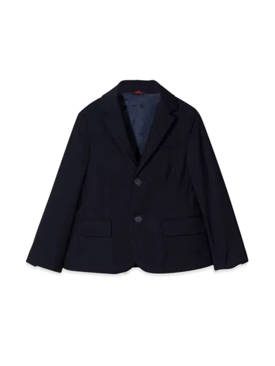Fay Wool-blend Jacket In Blue