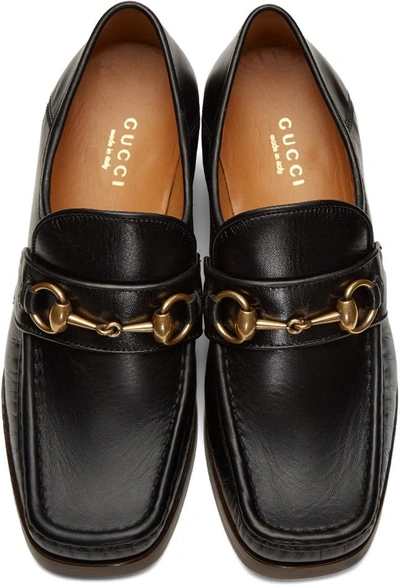 Shop Gucci Black Vegas Loafers In 1000 Black