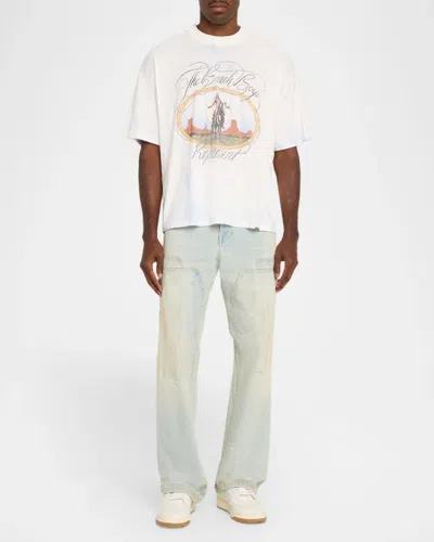 Represent X Beach Boys Script Graphic-print T-shirt In White