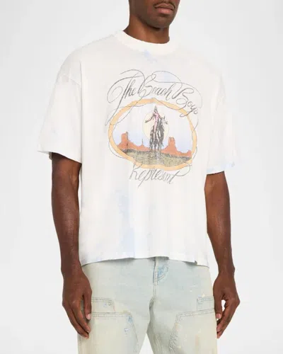 Represent X Beach Boys Script Graphic-print T-shirt In White