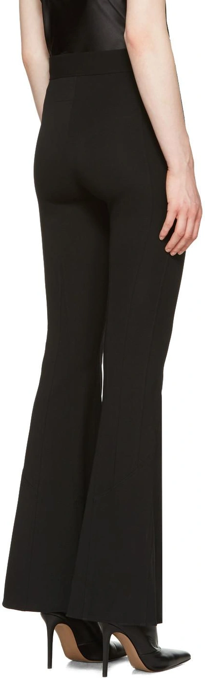 Shop Givenchy Black Flared Trousers