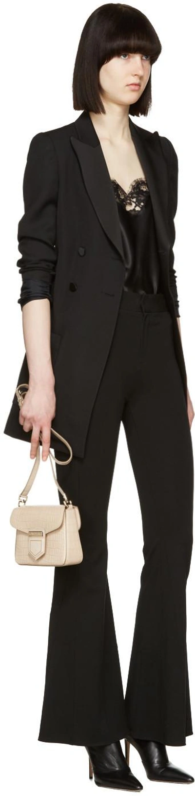Shop Givenchy Black Flared Trousers