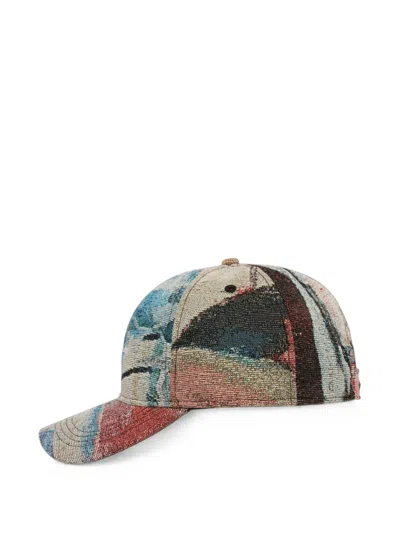 Kidsuper Jacquard Art Script Logo Hat In Multi