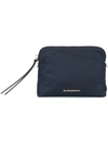 BURBERRY Large Zip-top Technical Nylon Pouch,402091311572724