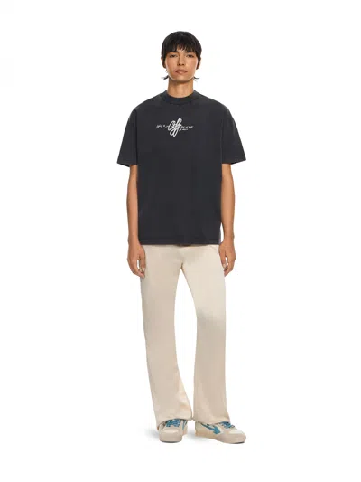 Off-white Stroke Regular T-shirt In Black