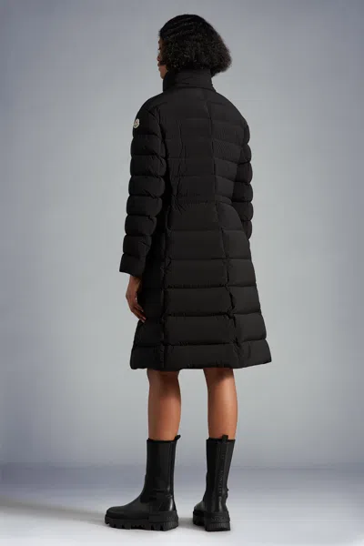Moncler Emparis Long Down Jacket In Multi