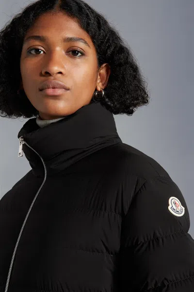Moncler Emparis Long Down Jacket In Multi