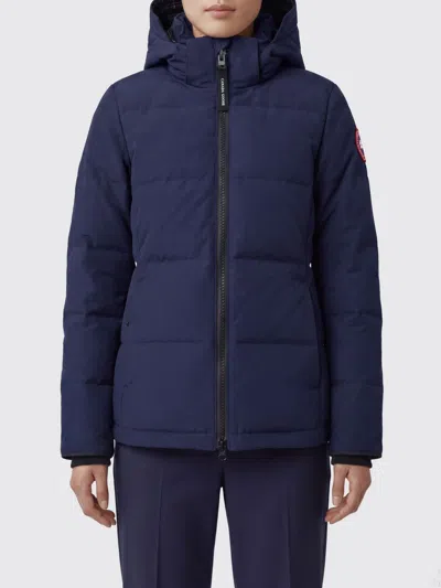 Canada Goose Blue Polyester Full-length Jacket In Blue