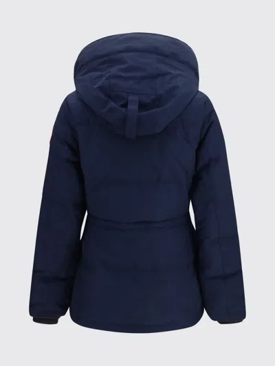 Canada Goose Blue Polyester Full-length Jacket In Blue