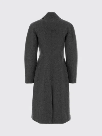 Jil Sander Double-breasted Virgin Wool Coat In Multi