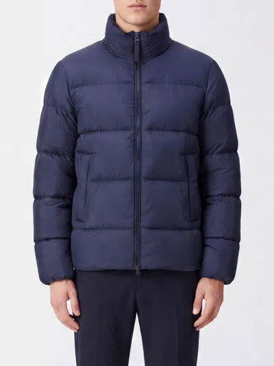 Woolrich Cloud Eagle Quilted Down Jacket In Blue