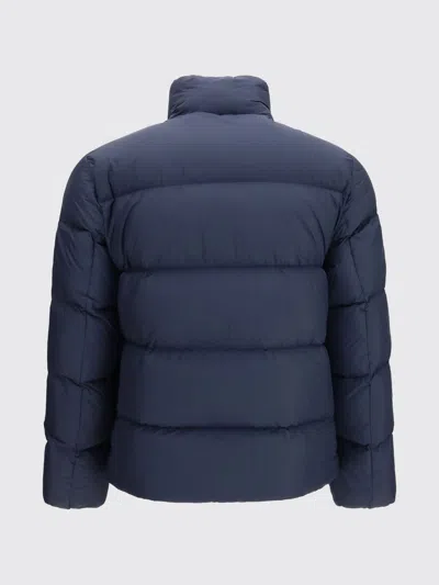 Woolrich Cloud Eagle Quilted Down Jacket In Blue