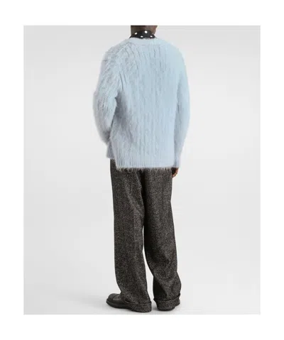 Dolce & Gabbana Wool Turtleneck Pullover In Blue