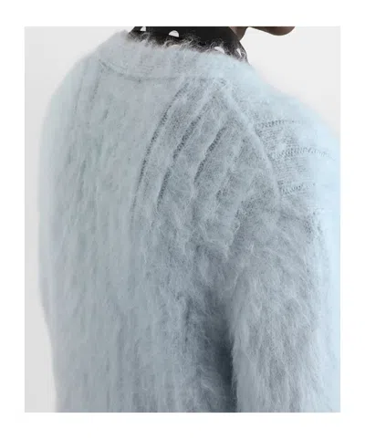 Dolce & Gabbana Wool Turtleneck Pullover In Blue