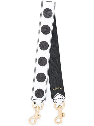 Shop Dolce & Gabbana Polka Dot Bag Strap