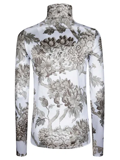 Acne Studios Long-sleeve Turtleneck Top In Multi