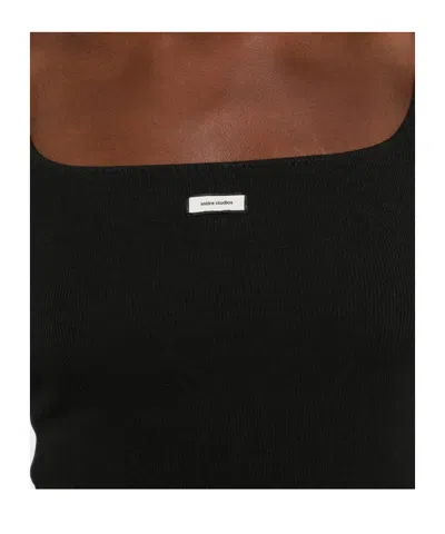 Entire Studios Lounge Tank Top In Black