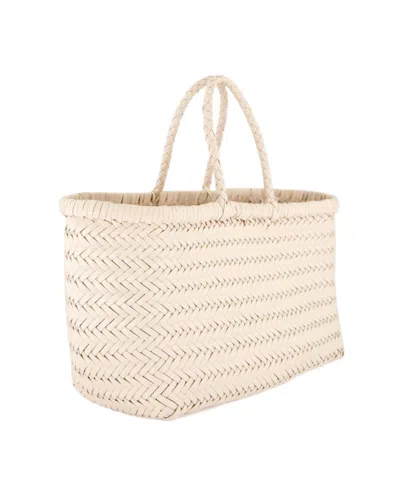 Dragon Diffusion Double-handle Handbag In Nude