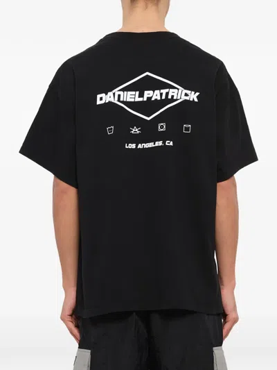 Daniel Patrick Take Care T-shirt In Black