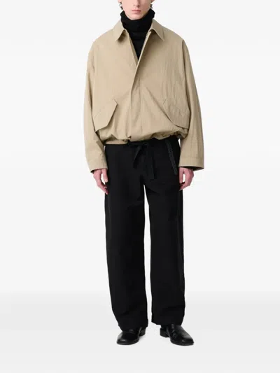 Studio Nicholson Comba Point-collar Jacket In Nude
